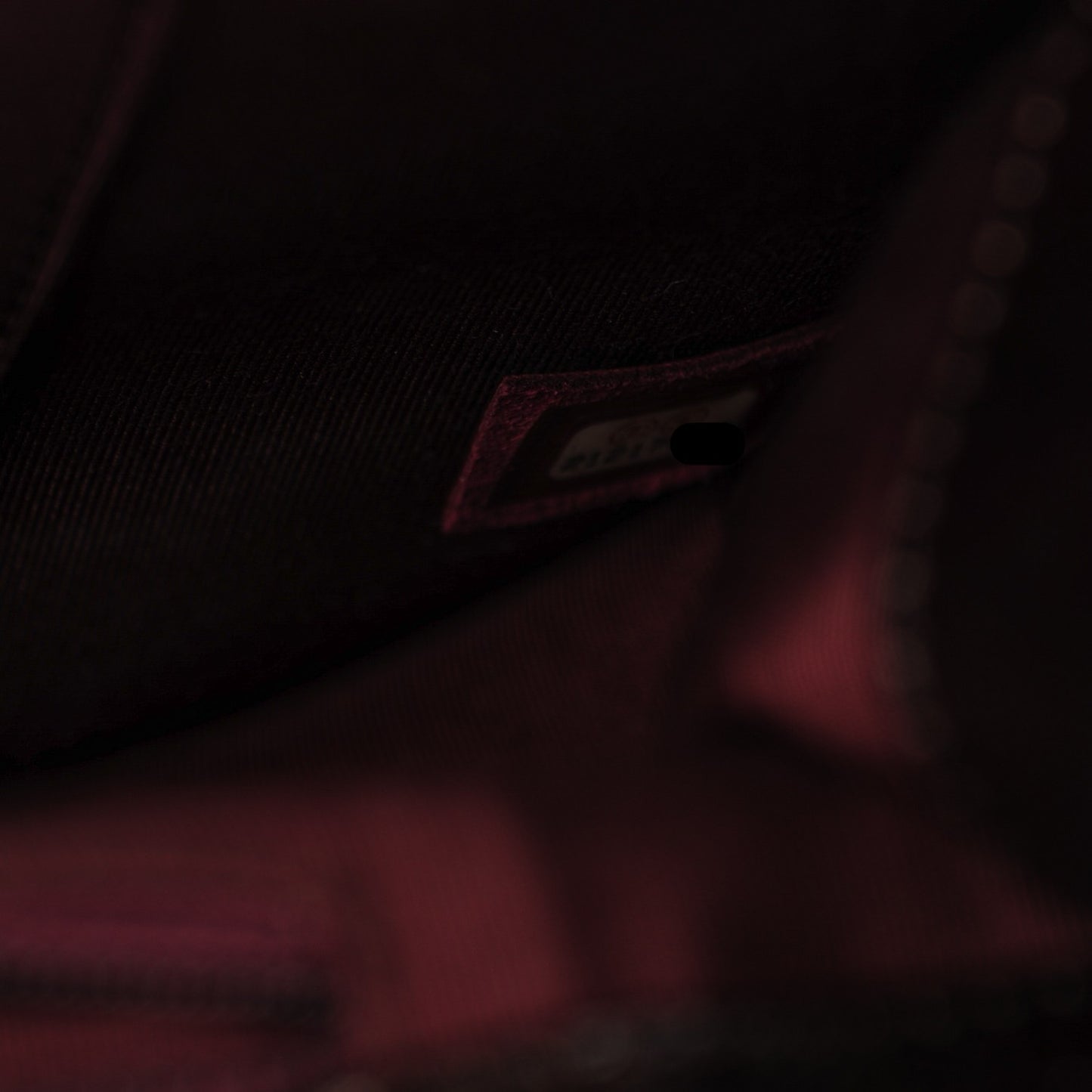 Shiny Goatskin Quilted Medium Double Chained Messenger Flap Dark Burgundy