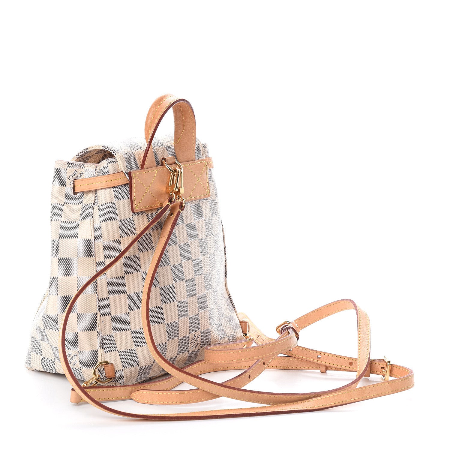 Louis Vuitton Damier Azur Sperone BB Backpack 2 of 8
