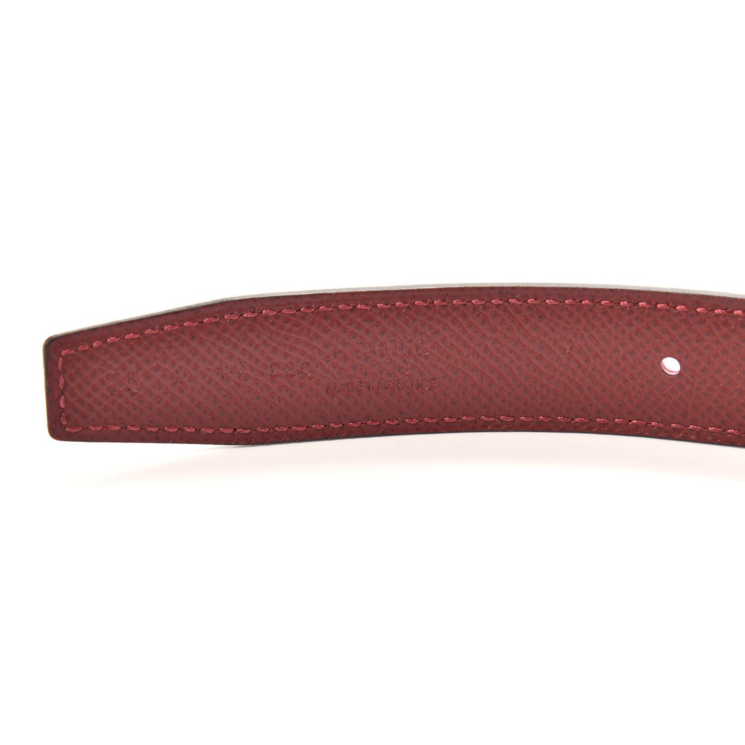 Hermes Swift Epsom 24mm Mini Constance H Belt 75 Rose Mexico Rouge H 5 of 6