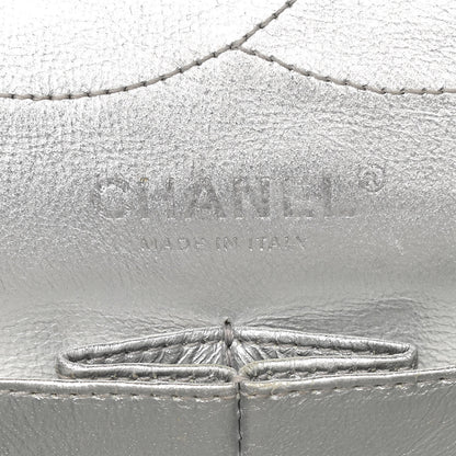 Chanel Metallic Aged Calfskin Quilted 2.55 Reissue 227 Flap Silver 6 of 13