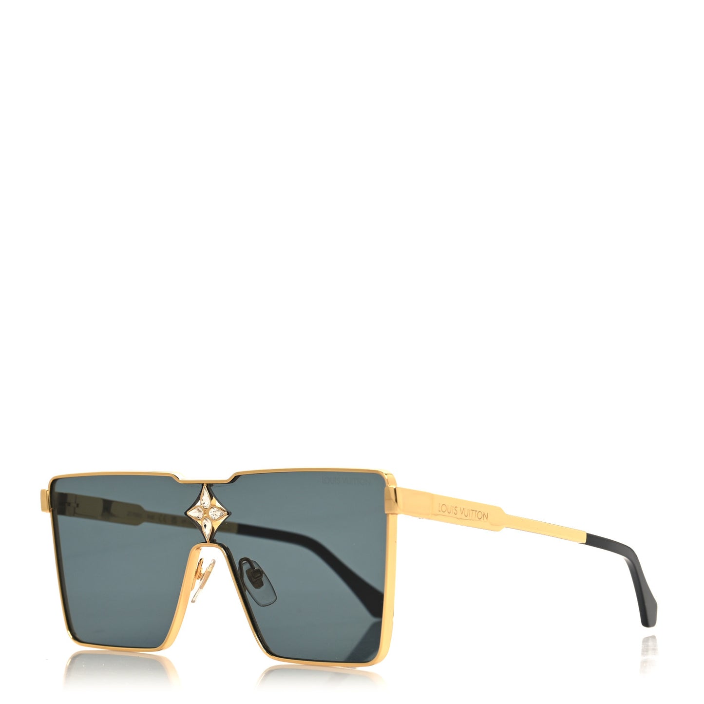 Acetate Swarovski Crystal Cyclone Sunglasses Z1700U Gold