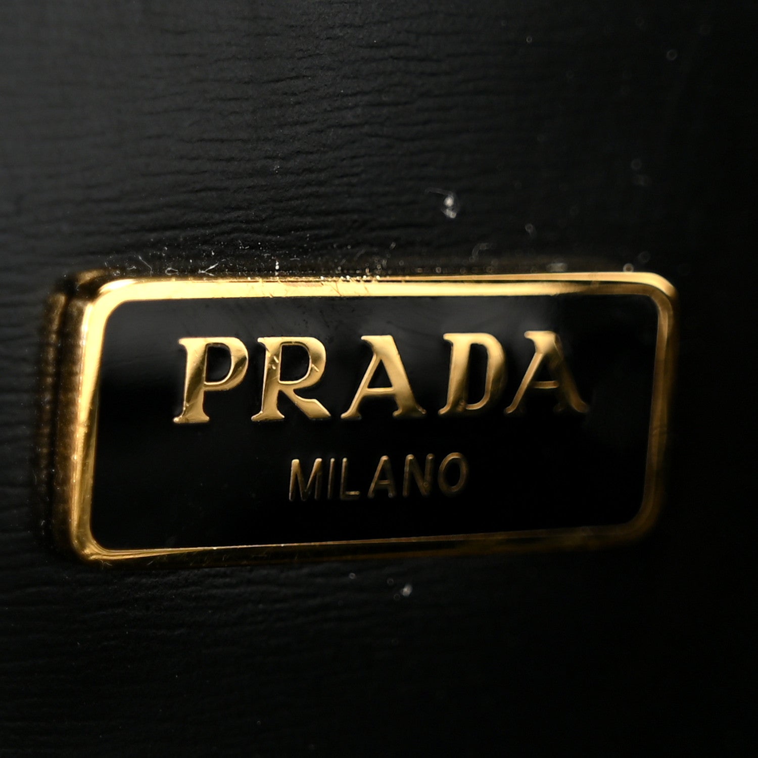 Prada Brushed Calfskin Mini Zippered Crossbody Tote Black 6 of 10