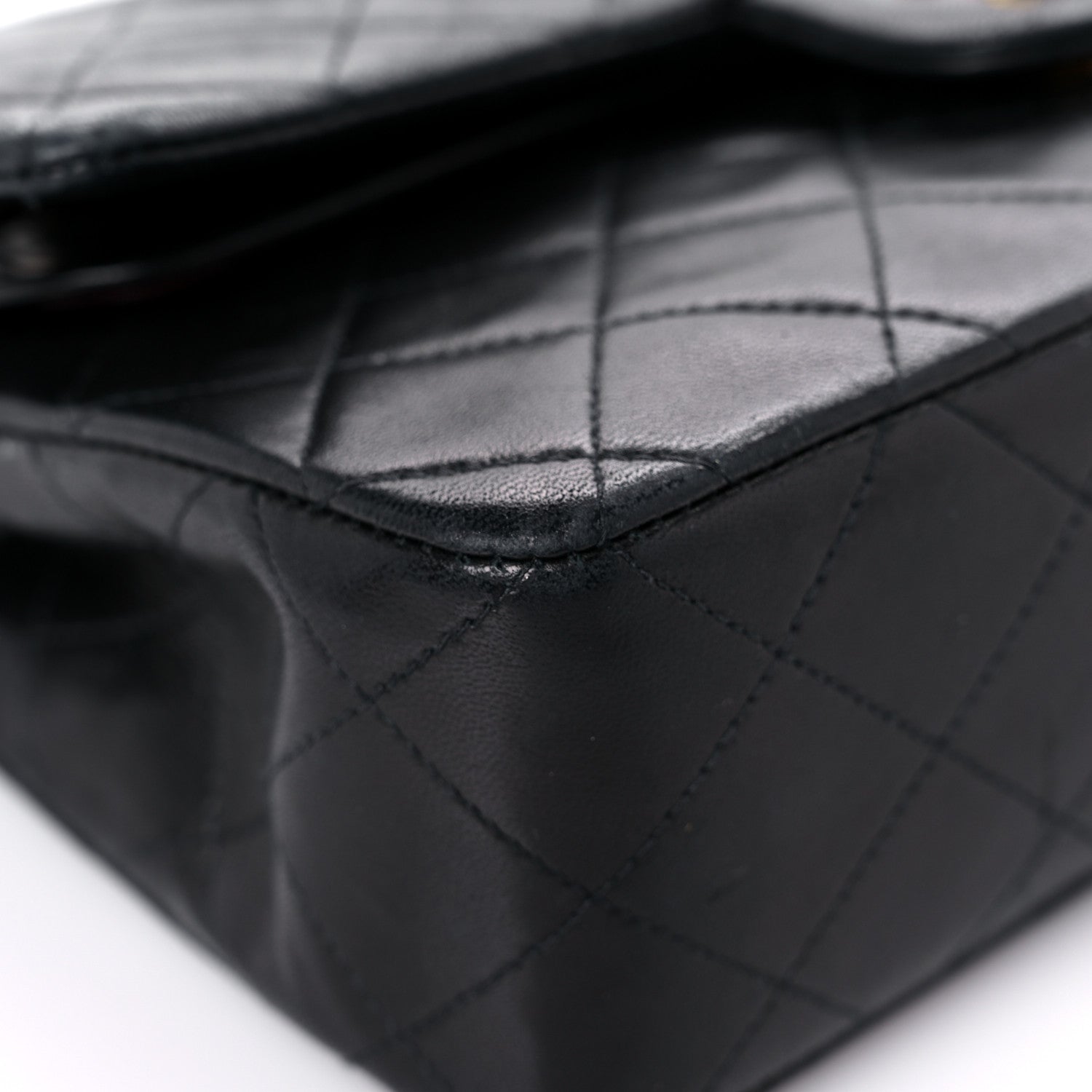 Chanel Lambskin Quilted Small Double Flap Black 8 of 24