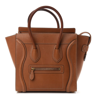 Celine Natural Calfskin Micro Luggage Tan 1 of 10