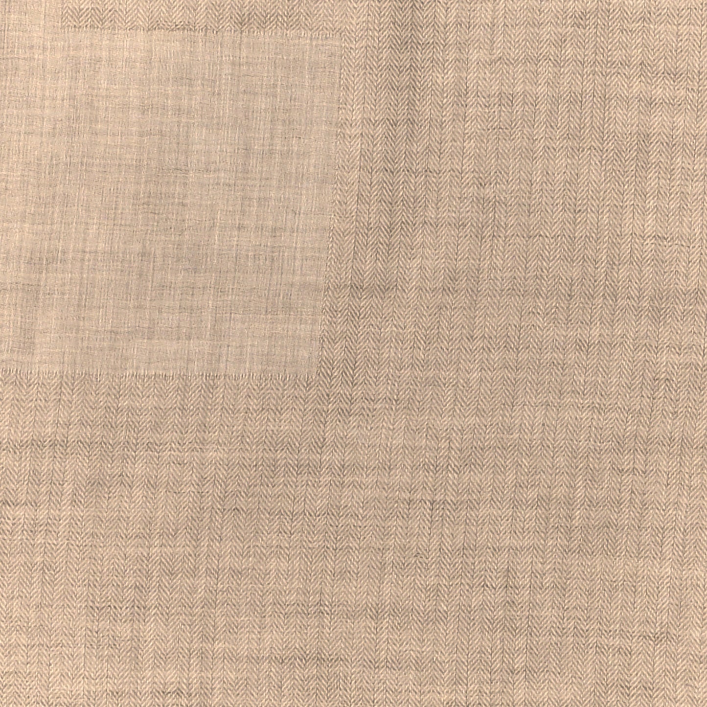 Cashmere Wool H Scarf Natural