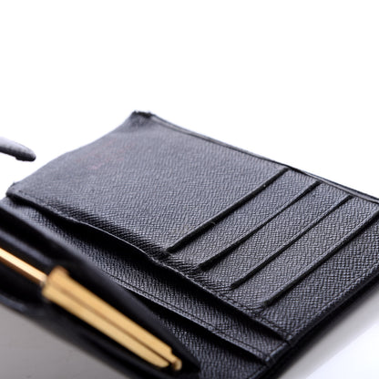 Louis Vuitton Epi French Purse Wallet Black 8 of 10