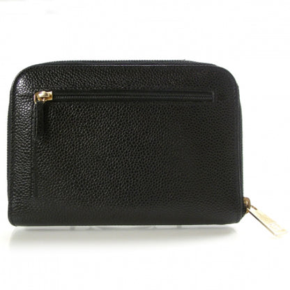 Chanel Caviar Zip Wallet Black 2 of 9