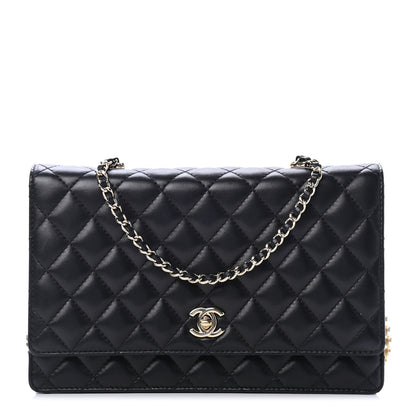 Chanel Lambskin Quilted Fantasy Pearl Flap Black 1 of 4