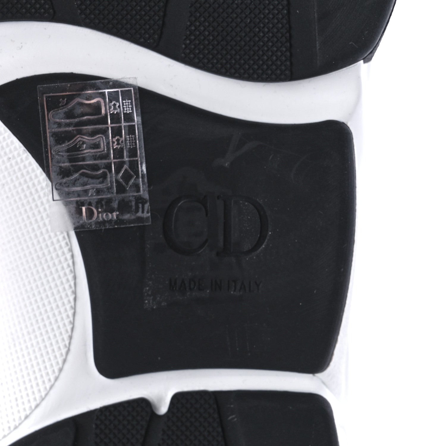 Christian Dior Technical Mesh Calfskin Crocodile Embossed Mens B22 Sneakers 44 White Pink Blue 6 of 9