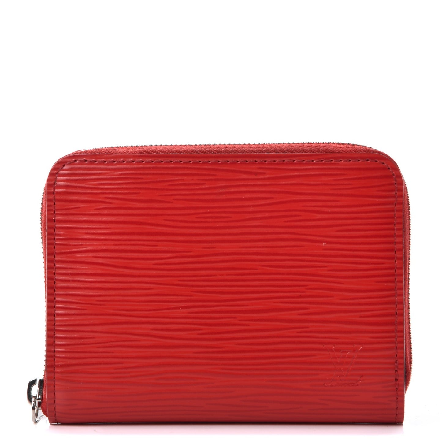 Epi Zippy Coin Purse Coquelicot