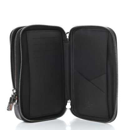 Louis Vuitton Monogram Eclipse Reverse Double Phone Pouch 5 of 10