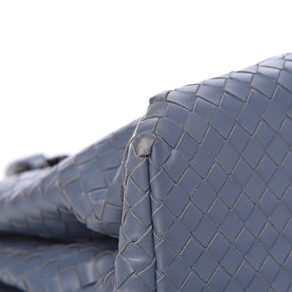 Bottega Veneta Nappa Intrecciato Medium Roma Tote Baltic Blue 22 of 23