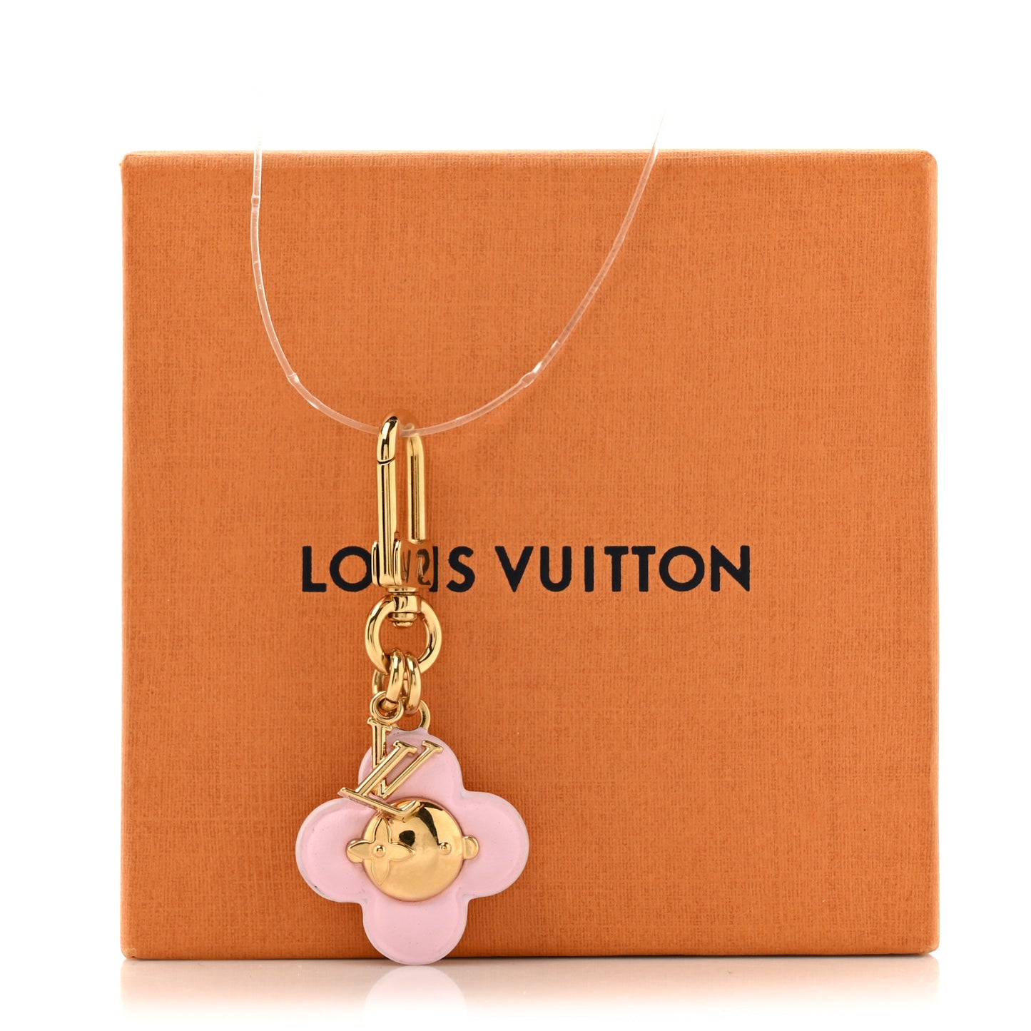 Micro Vivienne Bag Charm Key Holder Rose