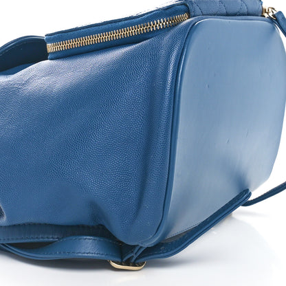 Chanel Caviar Quilted Business Affinity Backpack Blue 9 of 10