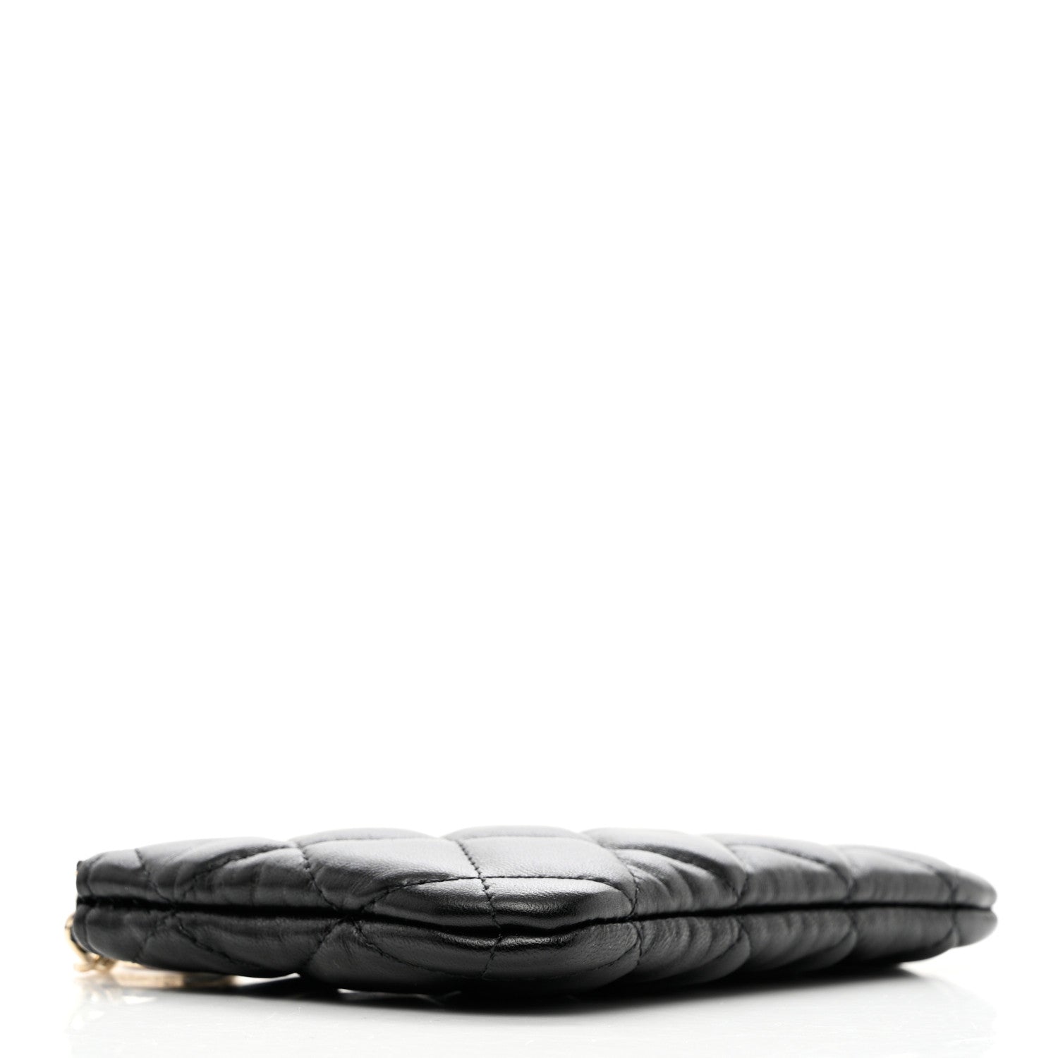 Chanel Lambskin Quilted Small No. 5 Cosmetic Case Black 4 of 8