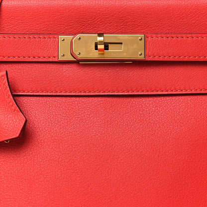 Hermes Evercolor Kelly Retourne 28 Rouge Tomate 8 of 10