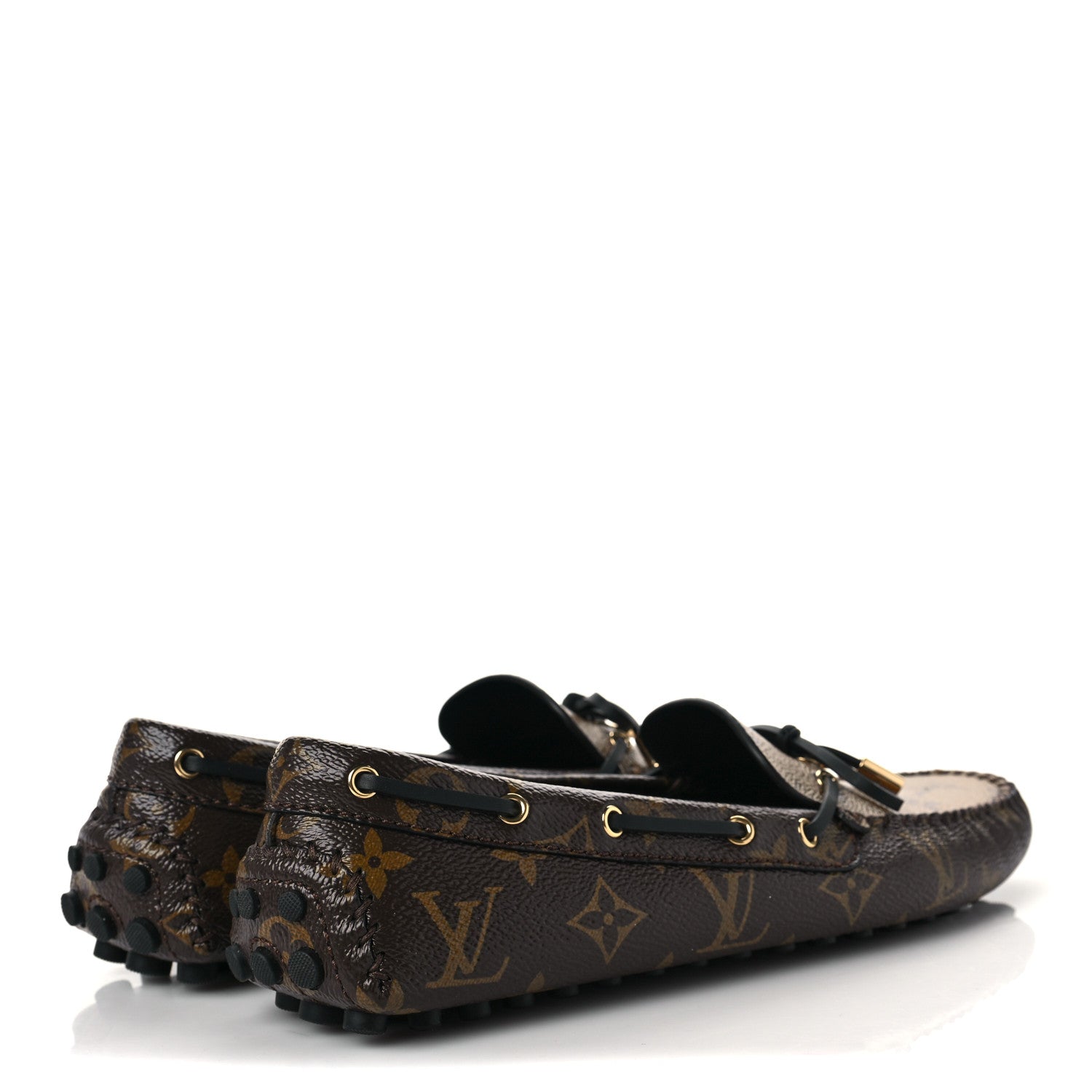 Louis Vuitton Patent Reverse Monogram Gloria Loafers 40 4 of 8