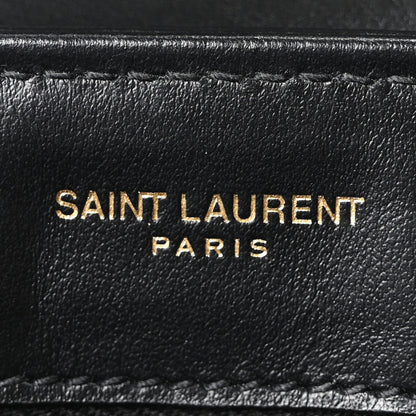 Saint Laurent Calfskin Y Quilted Monogram Toy Loulou Crossbody Bag Black 6 of 10