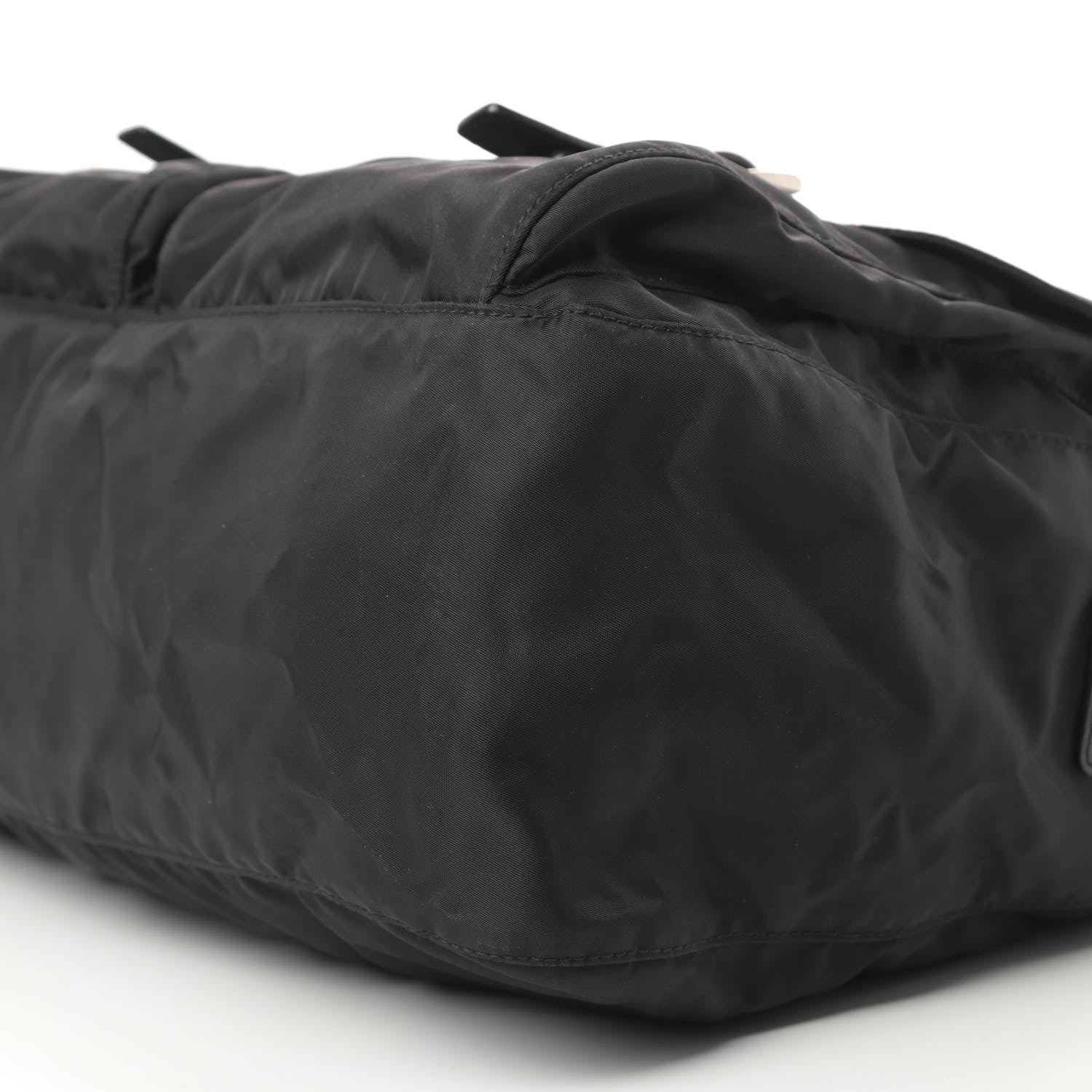 Prada Nylon Vela Messenger Bag Black 10 of 10