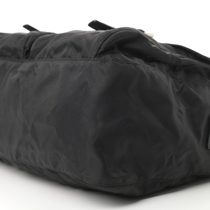 Prada Nylon Vela Messenger Bag Black 10 of 10