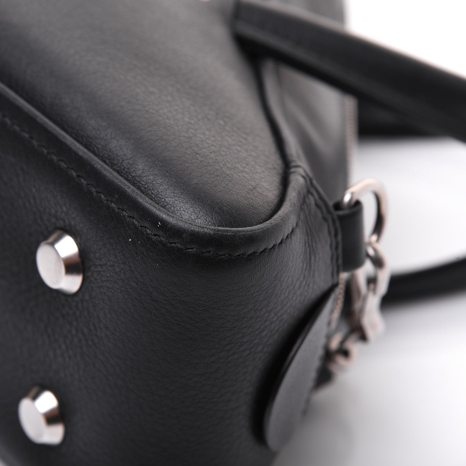 Balenciaga Calfskin S Triangle Duffle Black 17 of 23