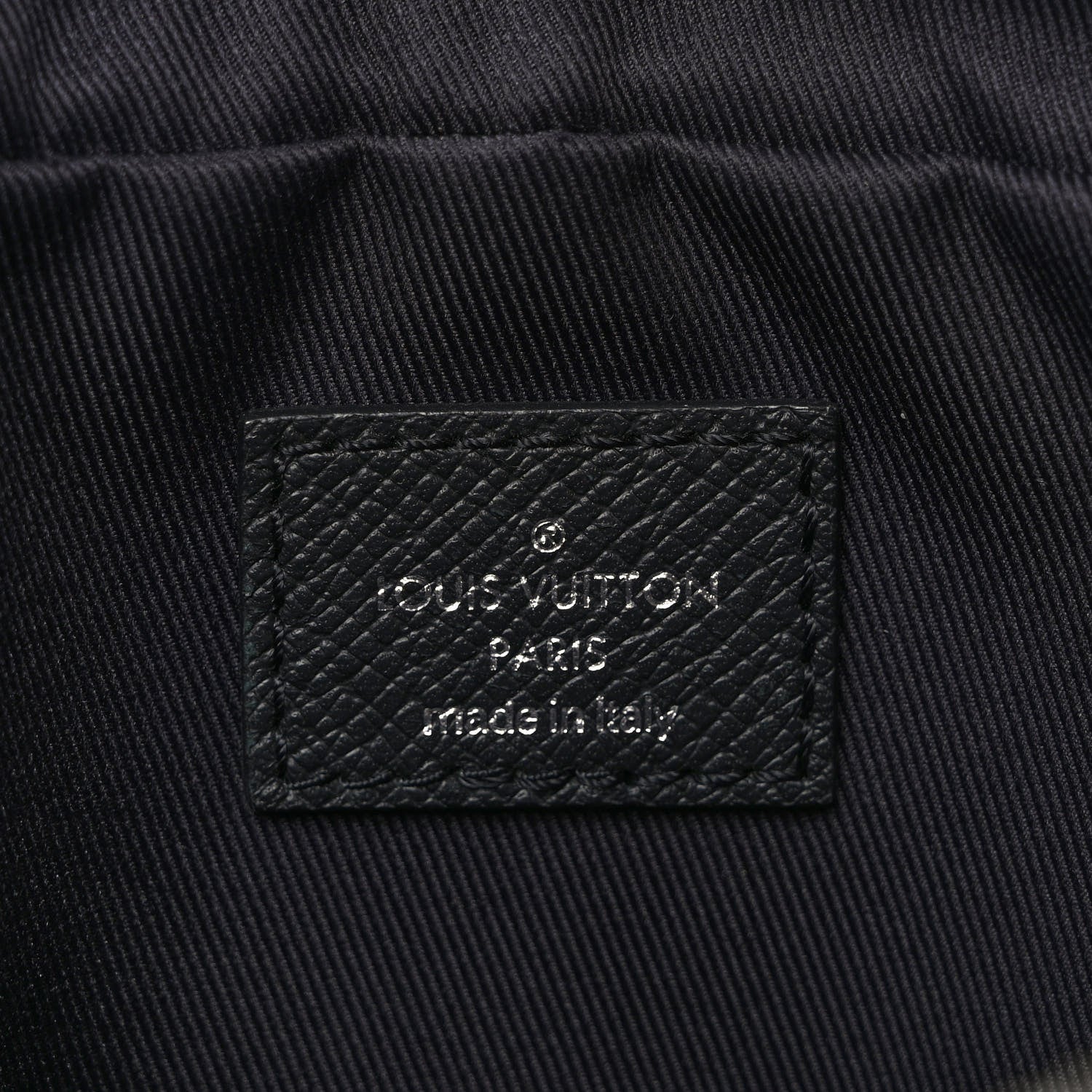 Louis Vuitton Taiga Monogram Eclipse Outdoor Bum Bag Black 6 of 8