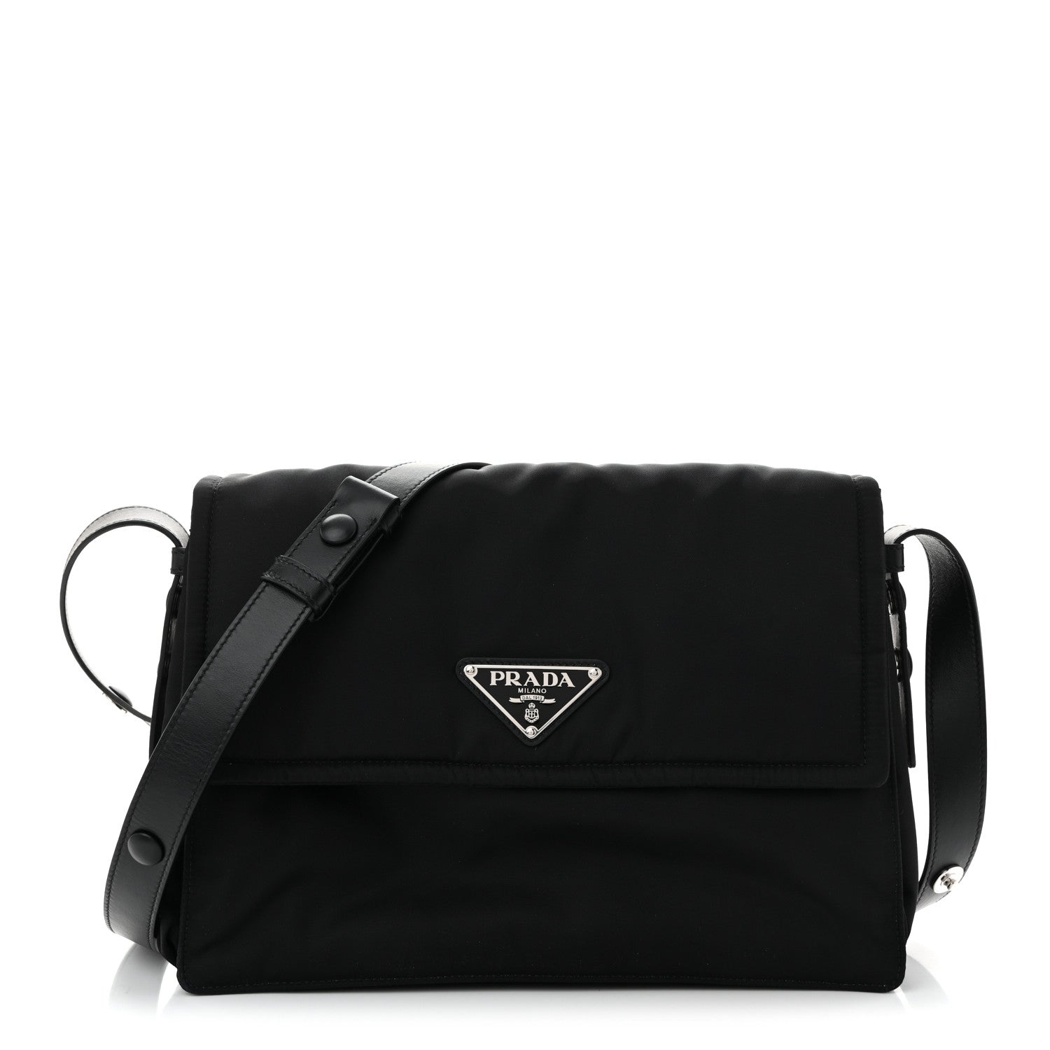 Prada Re-Nylon Padded Medium Traveller Black 1 of 10