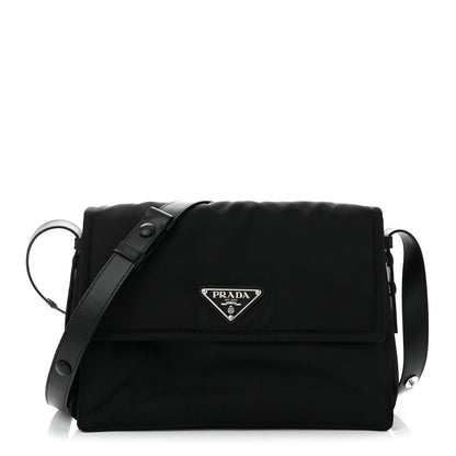 Prada Re-Nylon Padded Medium Traveller Black 1 of 10