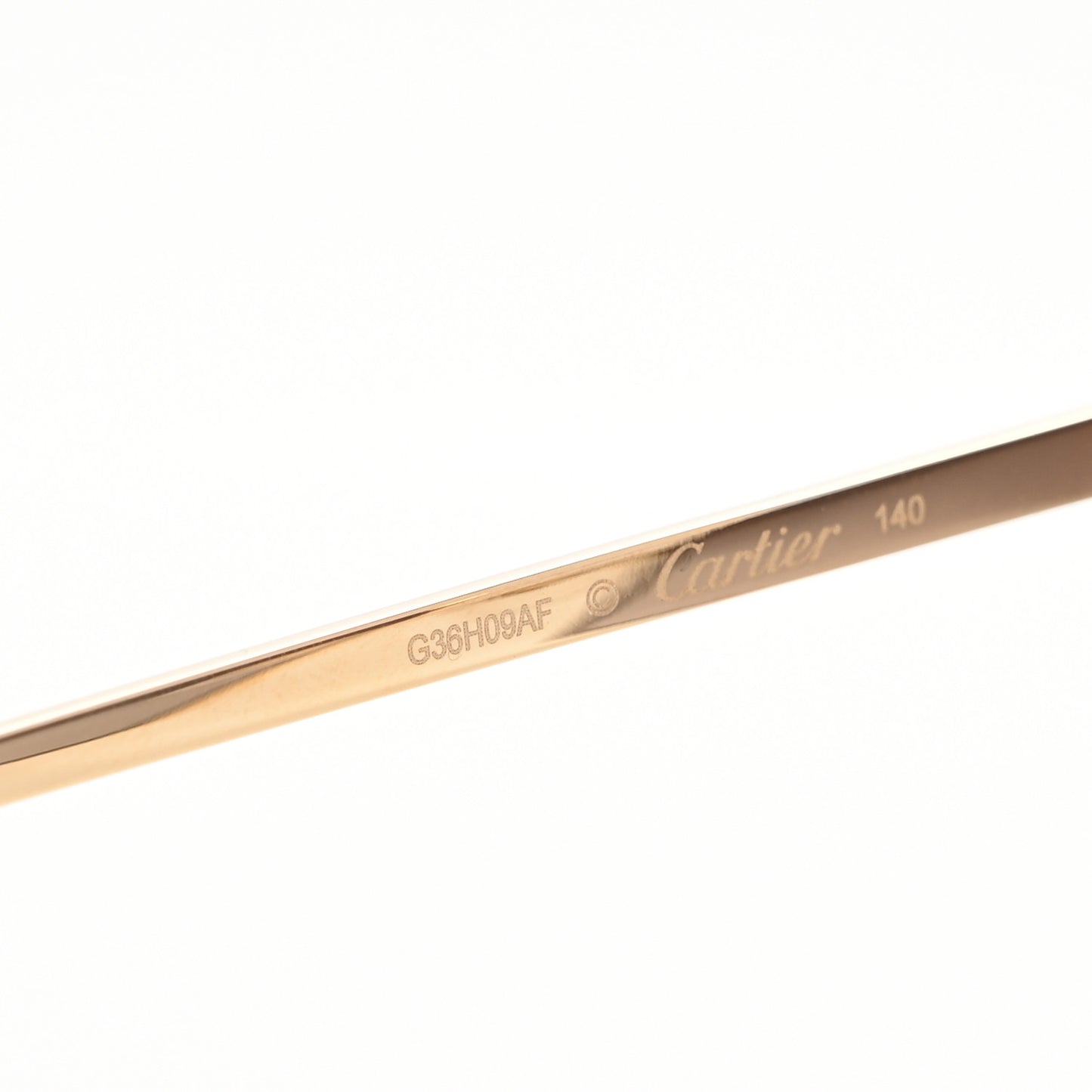 Metal Double C Squared Sunglasses CT0401S Gold