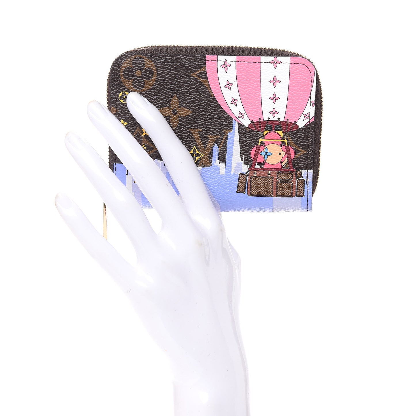 Monogram 2019 Christmas Animation Zippy Coin Purse