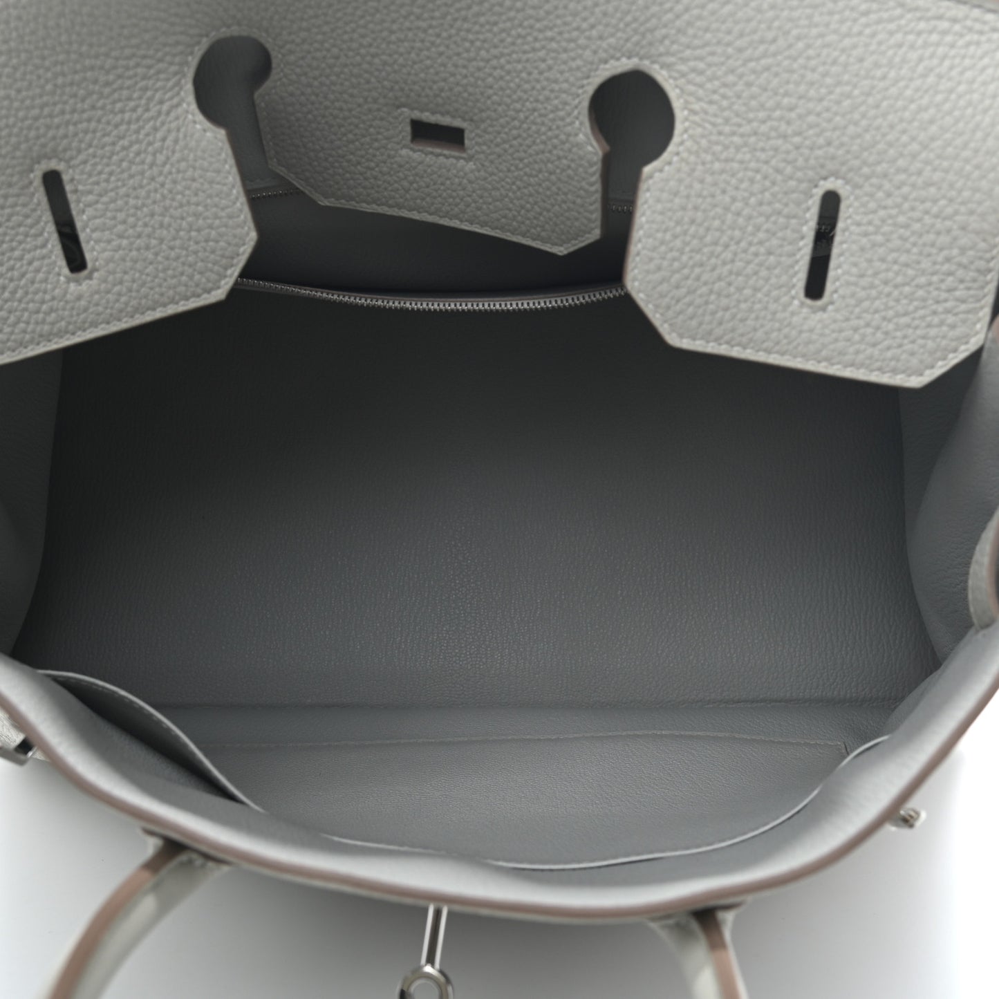 Togo Birkin 35 Gris Perle