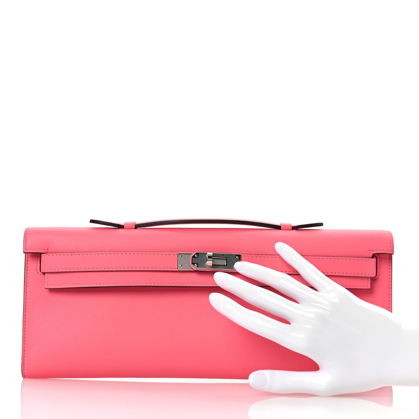 Swift Kelly Cut Clutch Pochette Rose Azalee