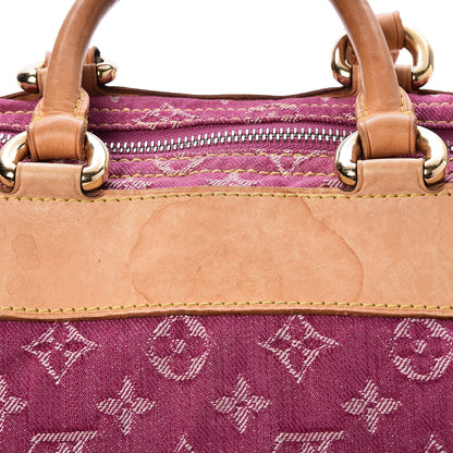 Louis Vuitton Monogram Denim Neo Speedy Fuchsia 9 of 11