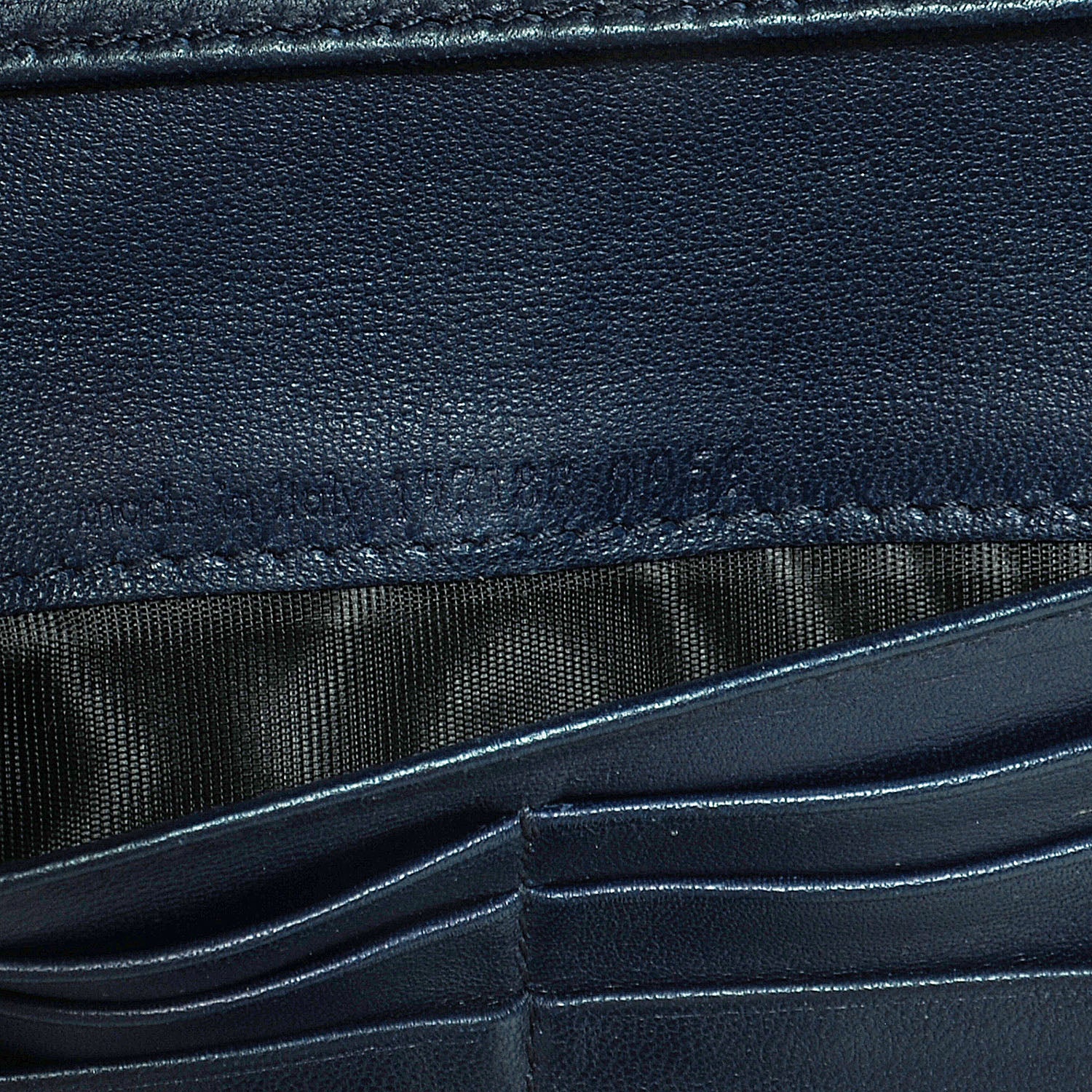 Saint Laurent Patent Y-Mail Long Wallet Marine 5 of 5