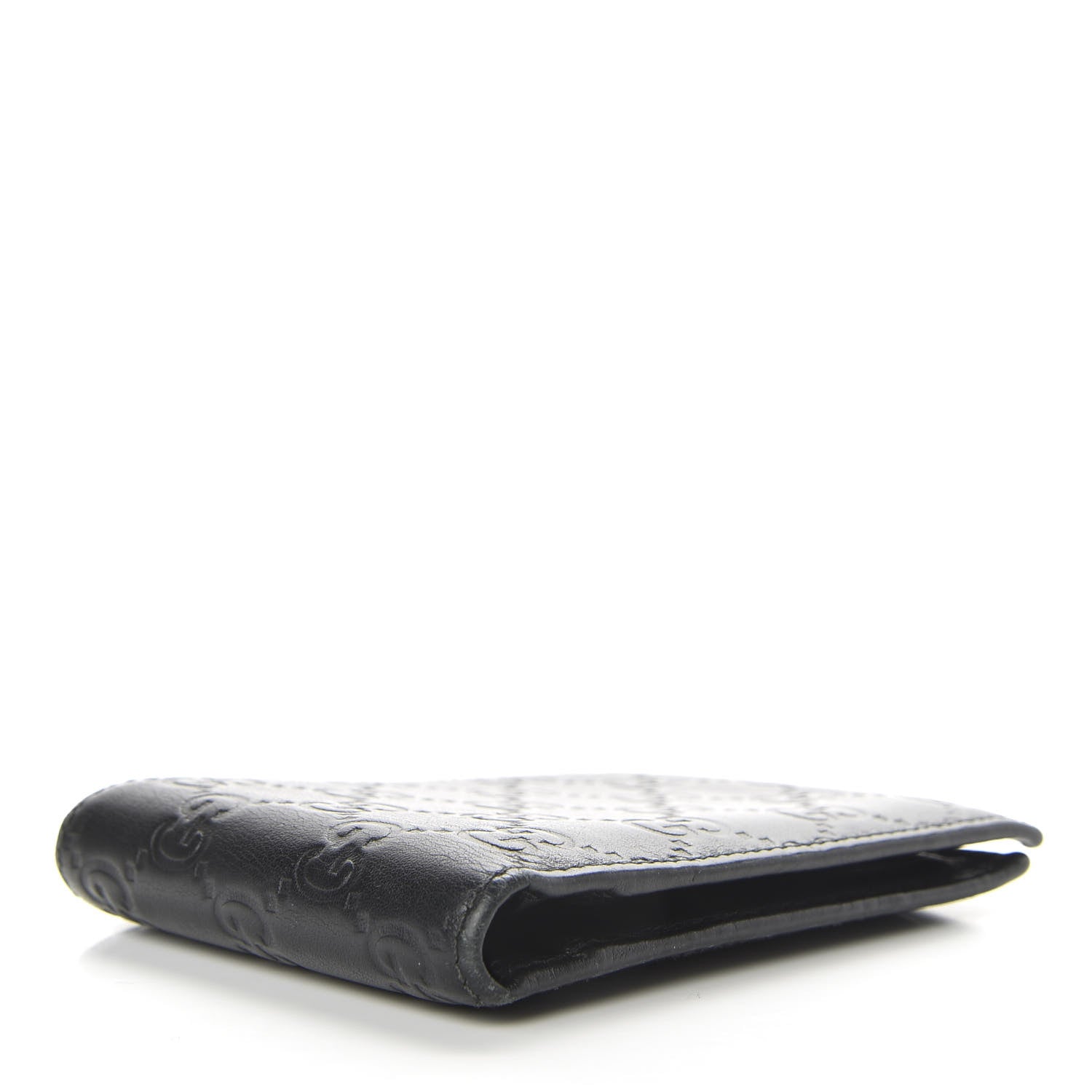 Gucci Guccissima Bi-Fold Wallet Black 4 of 6