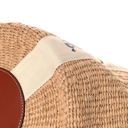 Chloe Raffia Large Woody Tote White 10 of 12
