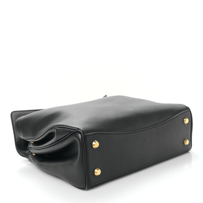 Balenciaga Natural Smooth Calfskin Medium Rodeo Top Handle Handbag Black 4 of 9