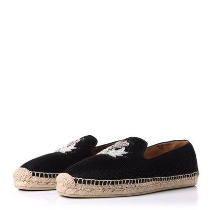 Christian Louboutin Mesh Twilight Womens Nanou Orlato Flat Espadrilles 39 Black Navy 3 of 10