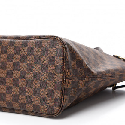 Louis Vuitton Damier Ebene Neo Neverfull MM Rose Ballerine 7 of 11