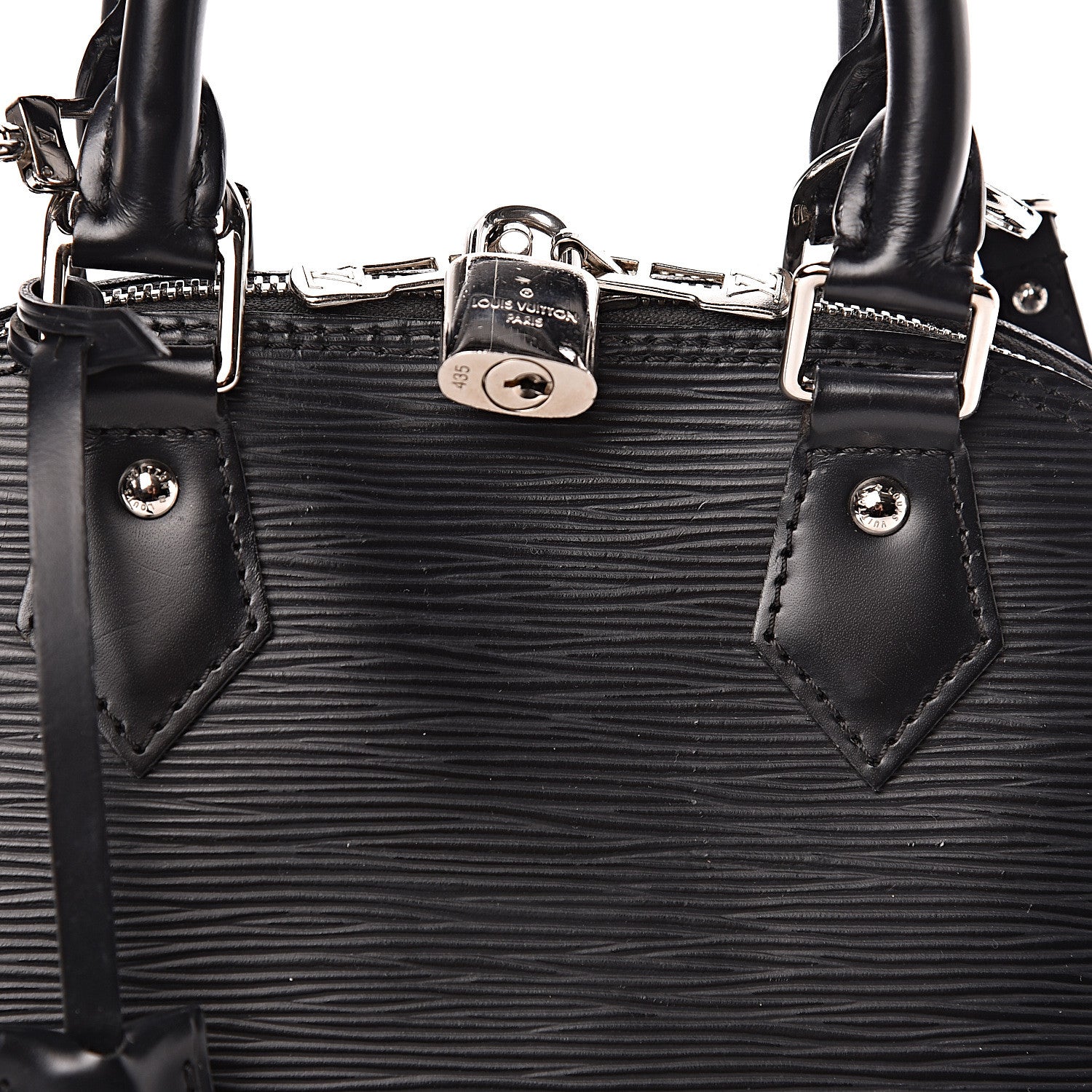 Louis Vuitton Epi Alma BB Black 6 of 11
