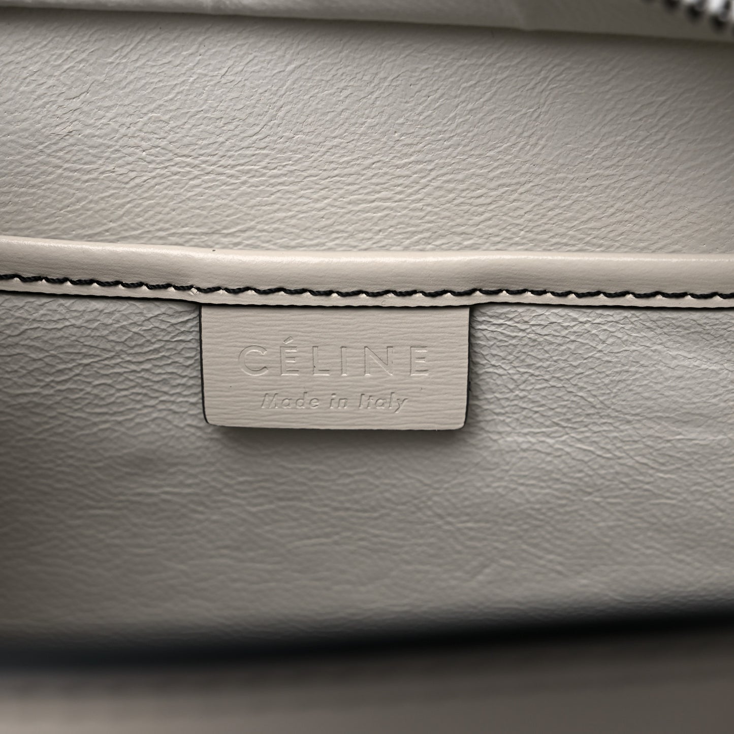 Satin Calfskin Nano Debossed Luggage White