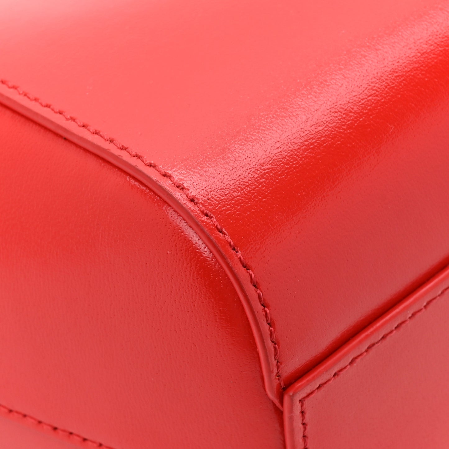 Calfskin Mini Vertical Antigona Red