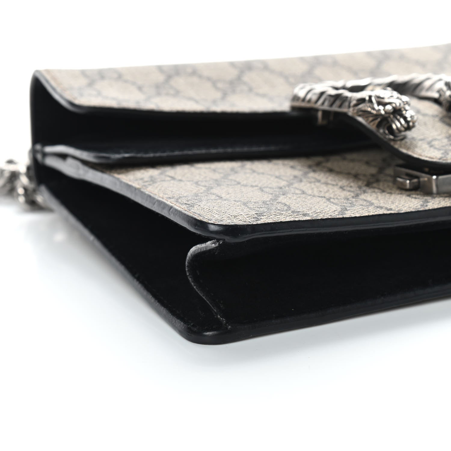 Gucci GG Supreme Monogram Mini Dionysus Shoulder Bag Black 8 of 9