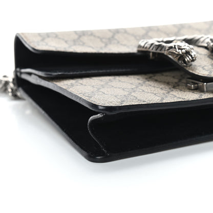 Gucci GG Supreme Monogram Mini Dionysus Shoulder Bag Black 8 of 9