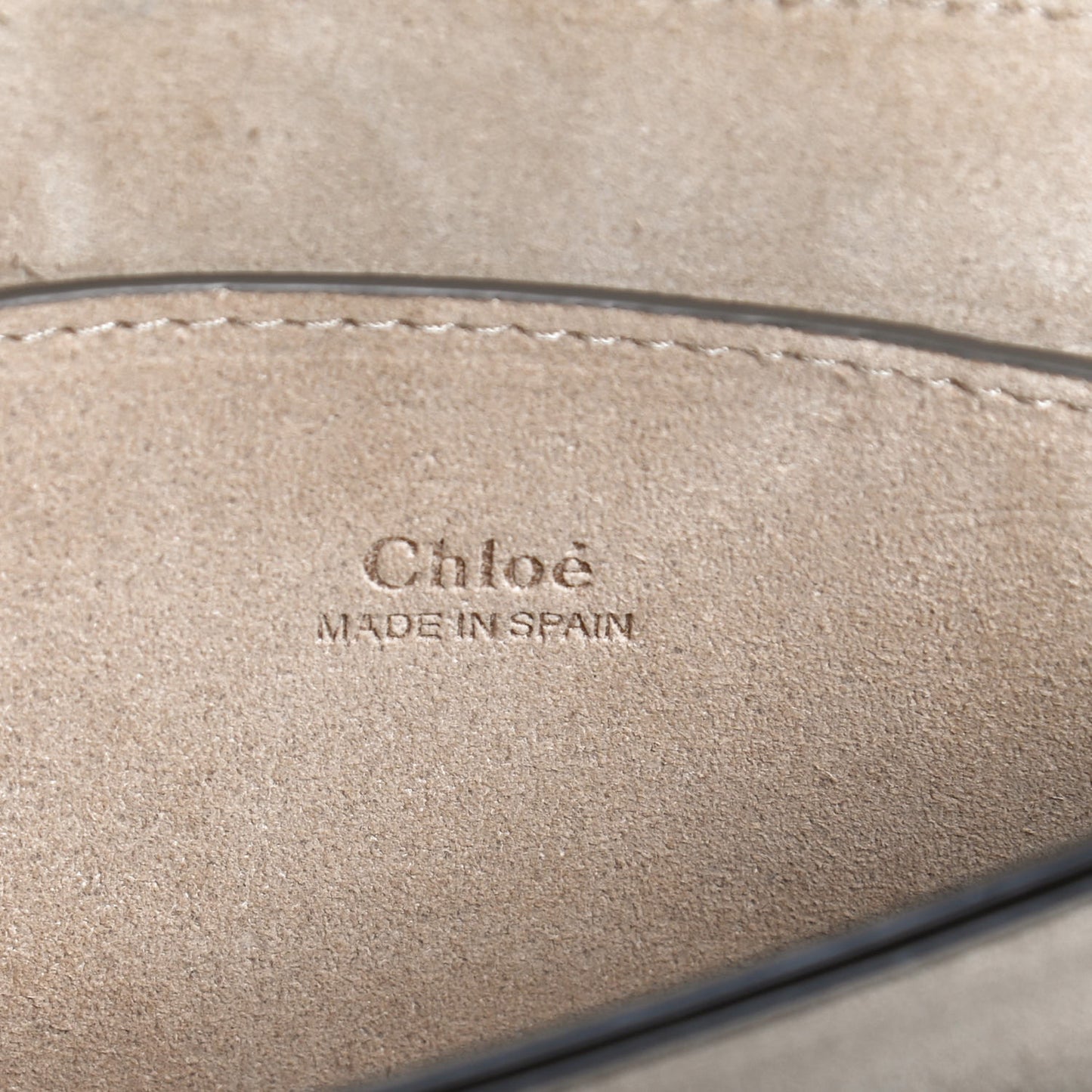 Suede Calfskin Small Faye Shoulder Bag Tobacco