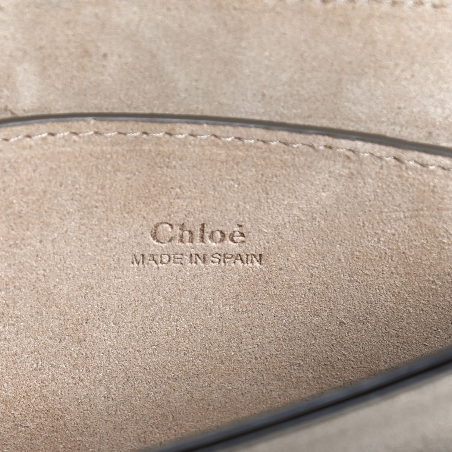 Chloe Suede Calfskin Small Faye Shoulder Bag Tobacco 6 of 13