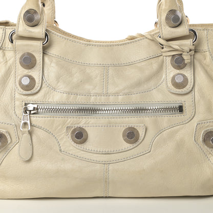 Balenciaga Agneau Giant 21 Silver Hardware Part Time Natural 8 of 20