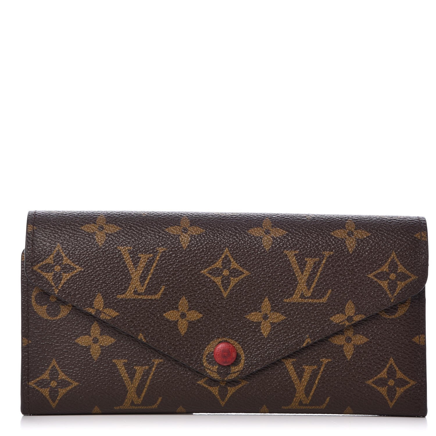 Louis Vuitton Monogram Josephine Wallet Red 1 of 9