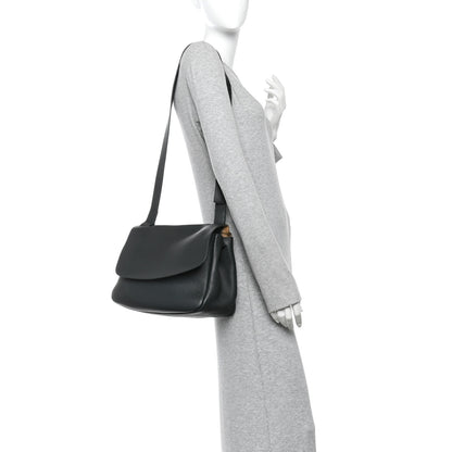 The Row Calfskin Small Mail Bag Bottle Green 2 of 10