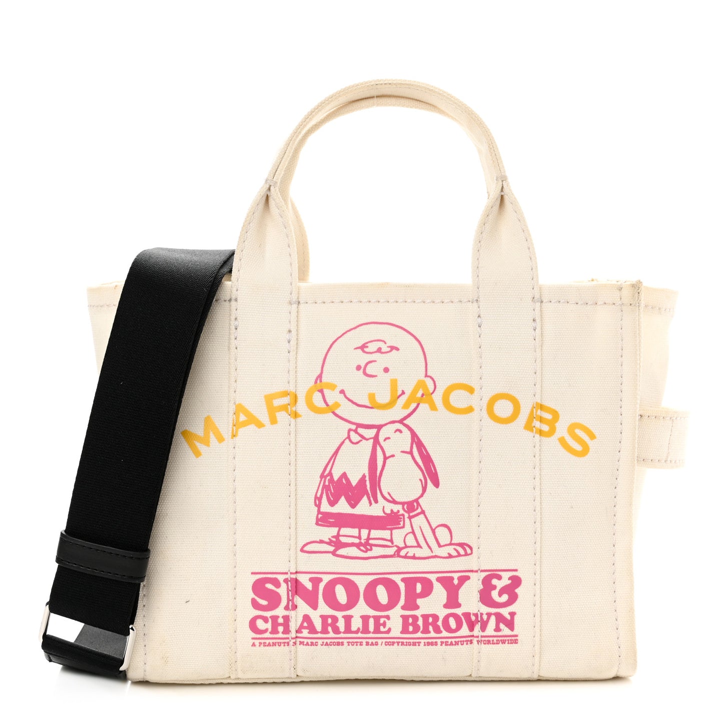 X PEANUTS Canvas Tote Bag White